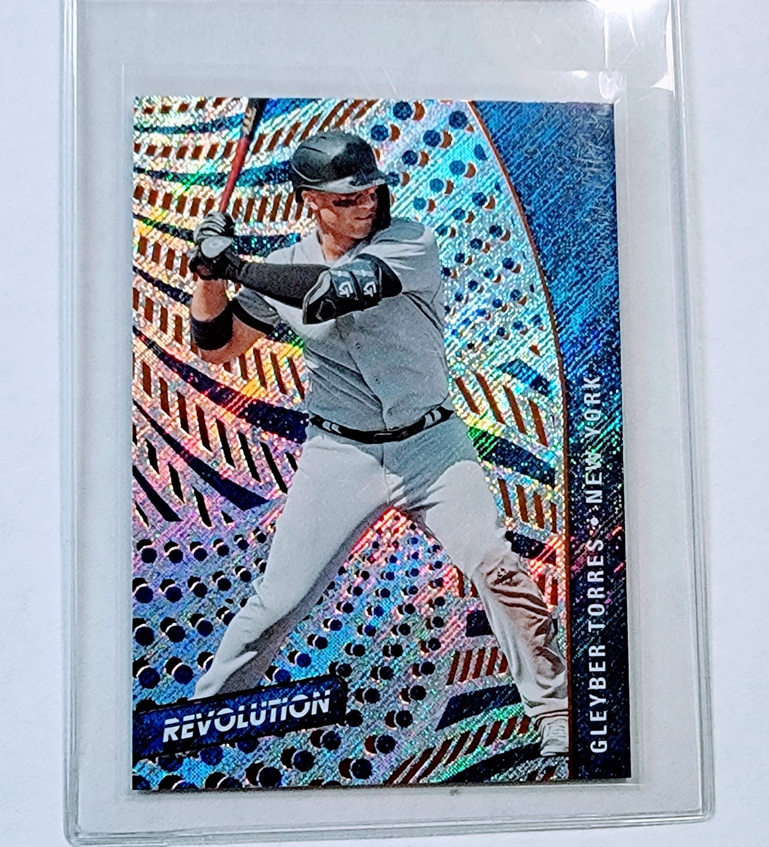 2021 Panini Chronicles Gleyber Torres Revolution Refractor Baseball Card AVM1 simple Xclusive Collectibles   