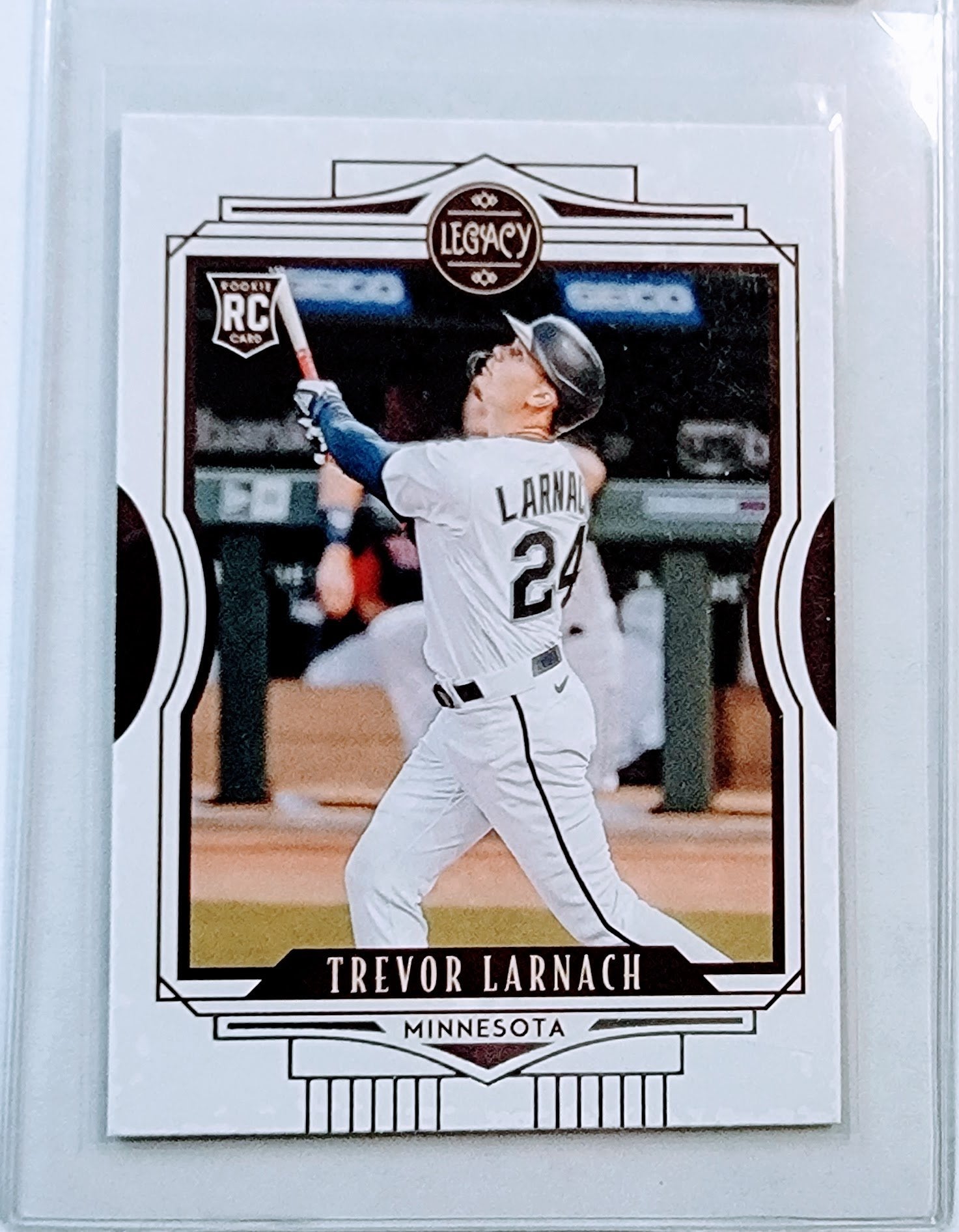 2021 Panini Chronicles Trevor Larnach Legacy Insert Rookie Baseball Card AVM1 simple Xclusive Collectibles   