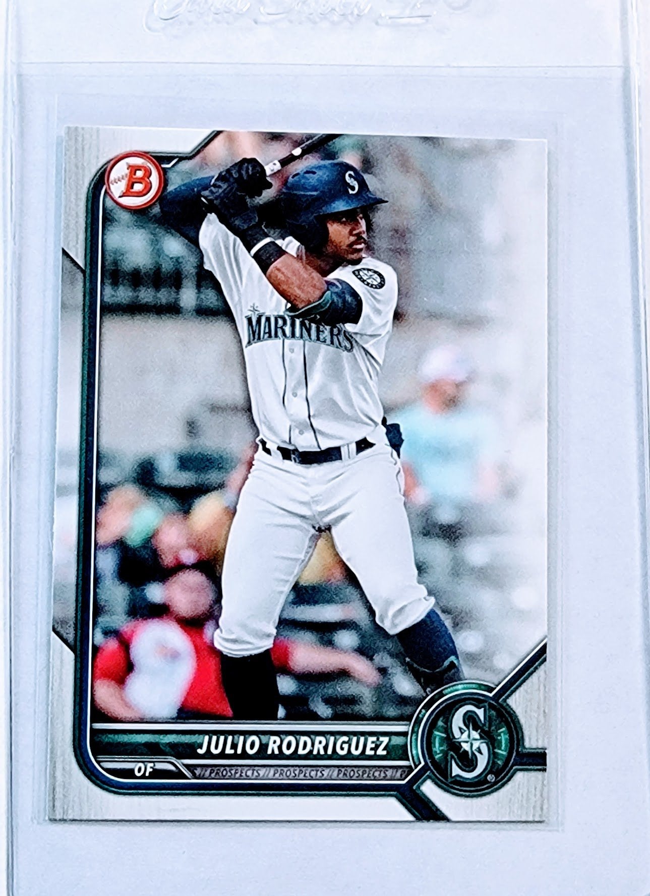 2021 Bowman Julio Rodriguez Prospect Paper Baseball Card AVM1 simple Xclusive Collectibles   