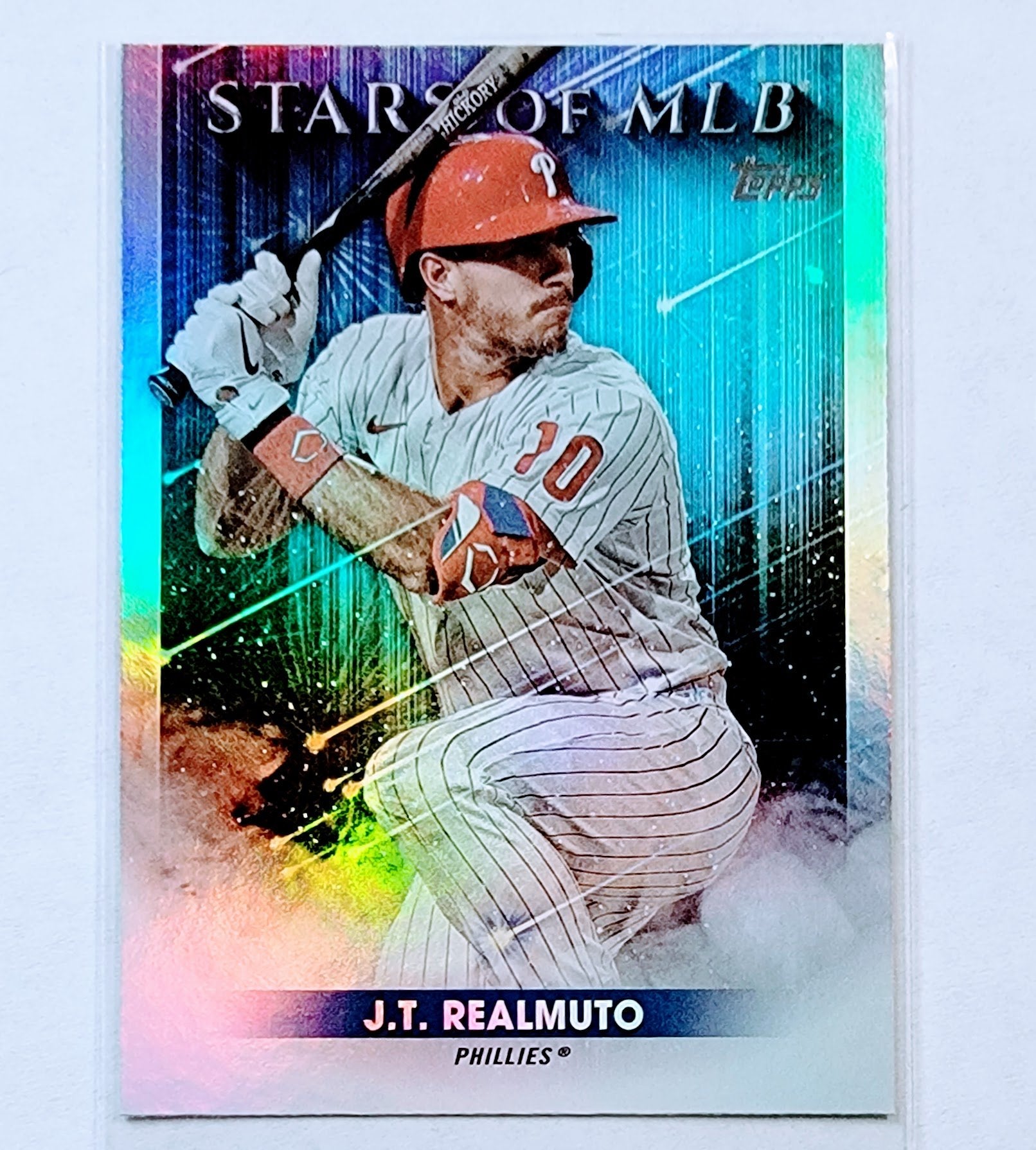 2022 Topps J.T. Realmuto Stars of the MLB Foil Refractor Baseball Card AVM1 simple Xclusive Collectibles   