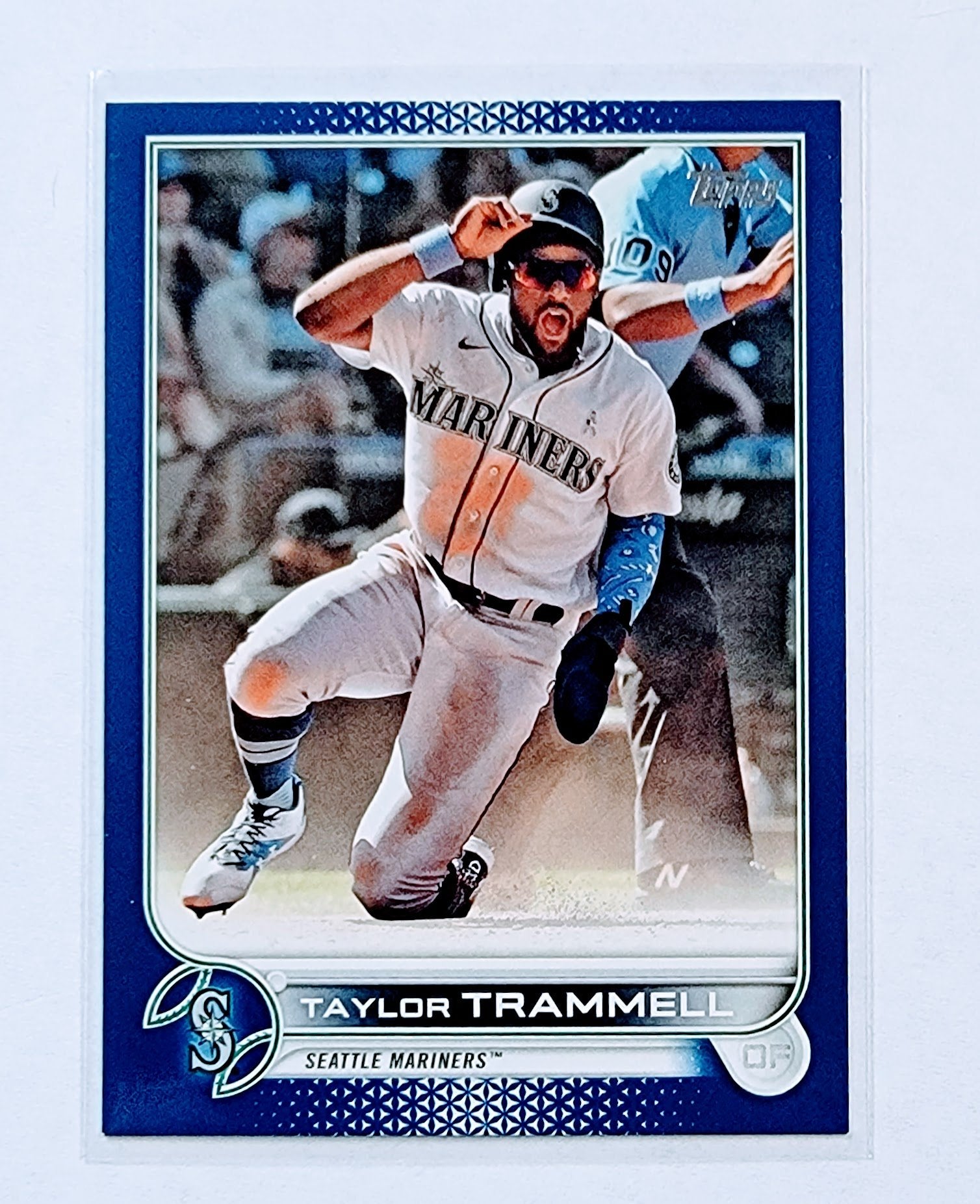2022 Topps Taylor Trammel Blue Border Baseball Card AVM1 simple Xclusive Collectibles   
