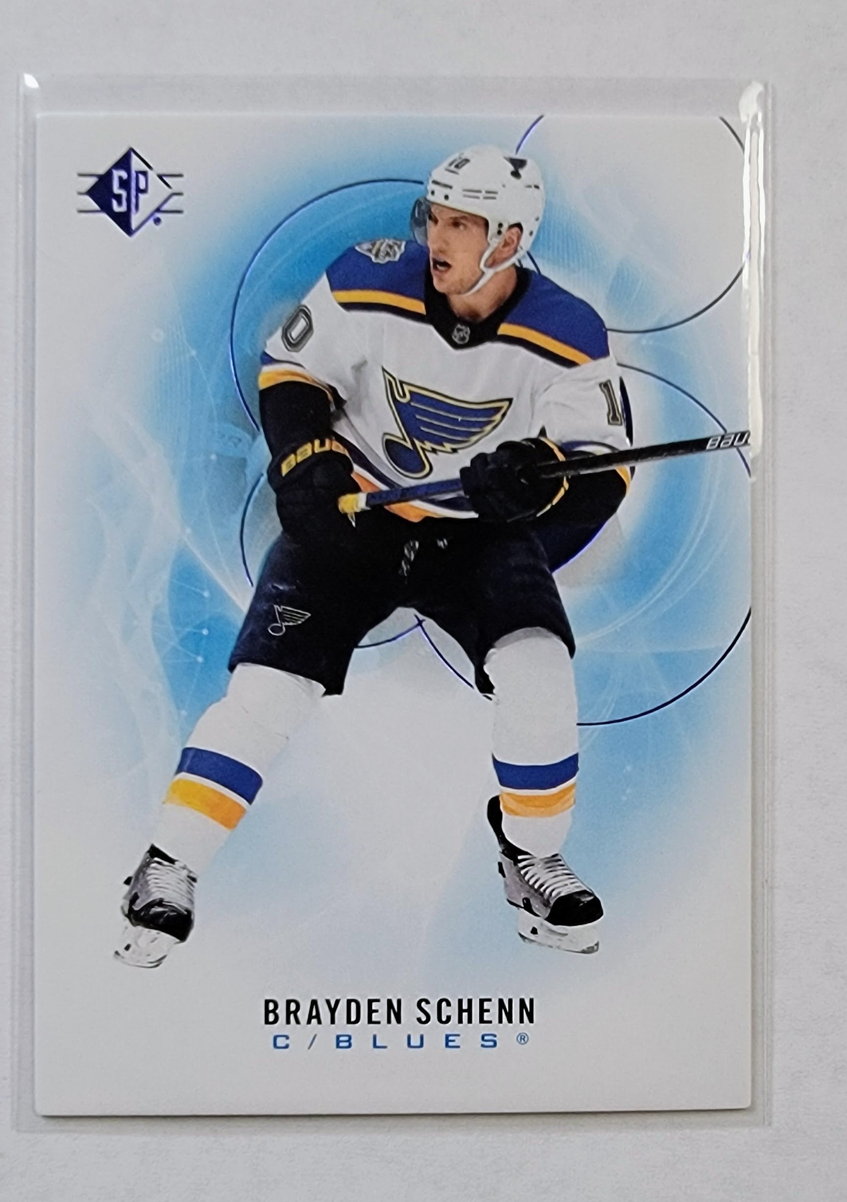 2020-21 SP Authentic Profiles Brayden Schenn Hockey Card AVM1 simple Xclusive Collectibles   
