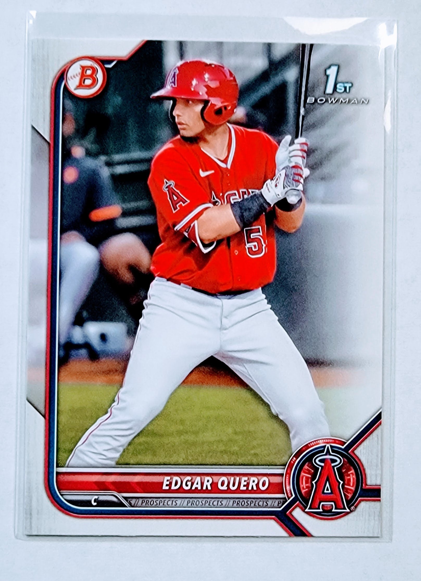 2022 Bowman Edgar Quero 1st on Bowman Paper Baseball Card AVM1 simple Xclusive Collectibles   