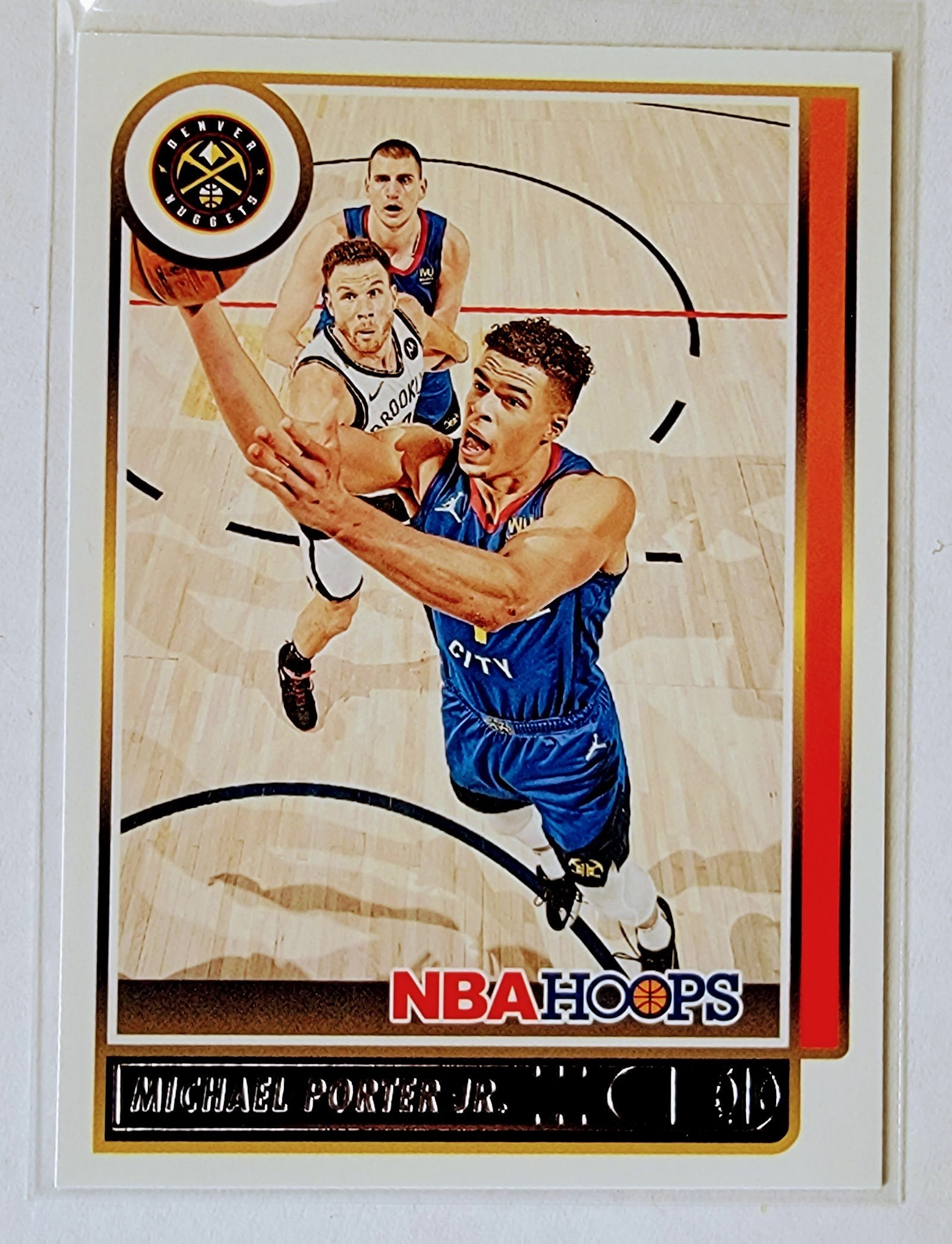 2021-22 Panini NBA Hoops Michael Porter Jr Basketball Card AVM1 simple Xclusive Collectibles   