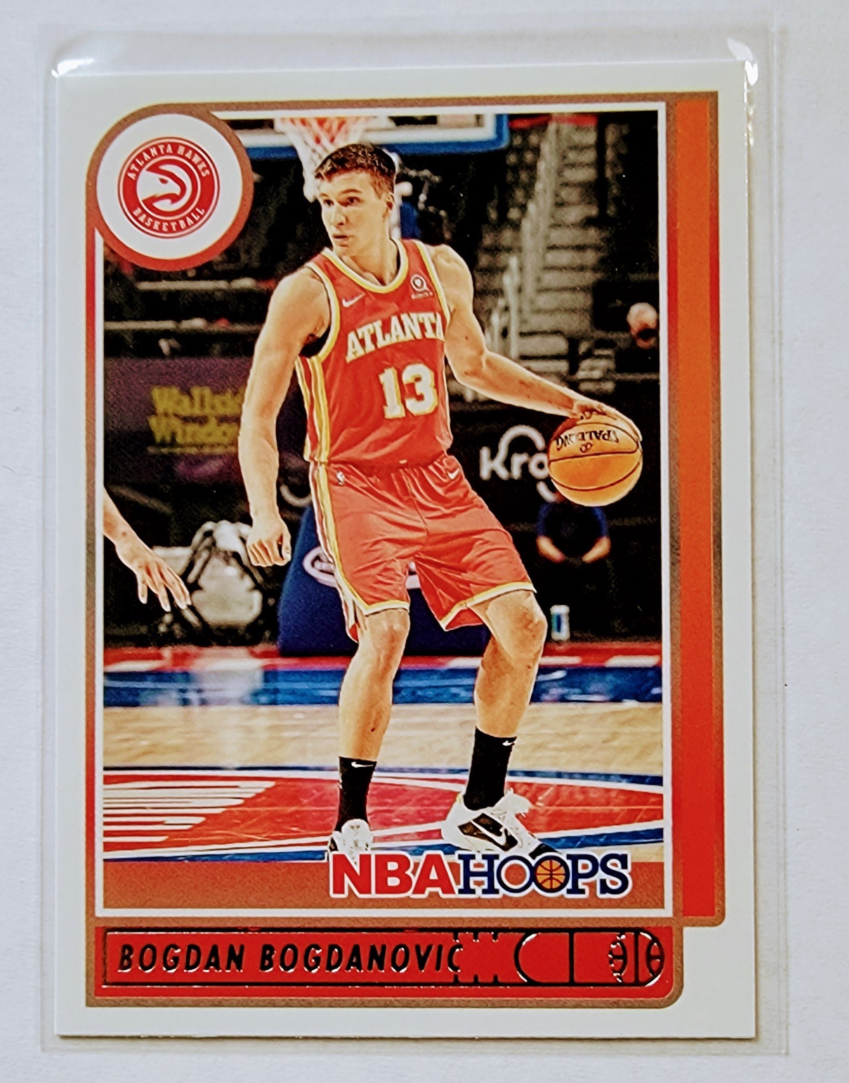 2021-22 Panini NBA Hoops Bogdan Bogdanovic Basketball Card AVM1 simple Xclusive Collectibles   