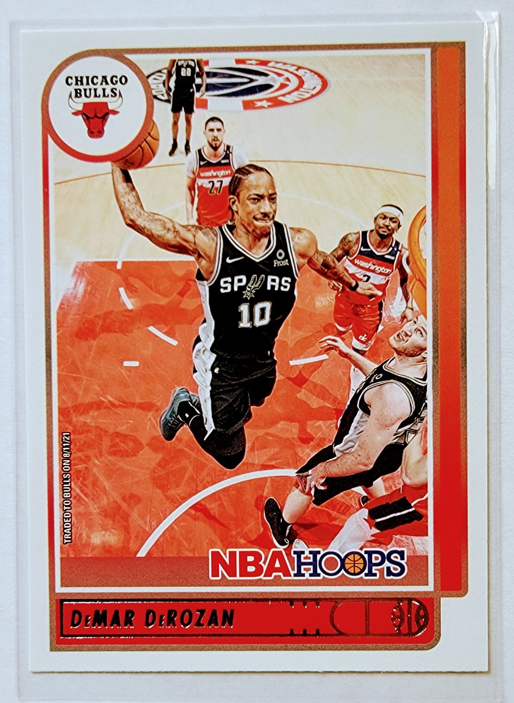 2021-22 Panini NBA Hoops DeMar Derozan Chicago Bulls Basketball Card AVM1
