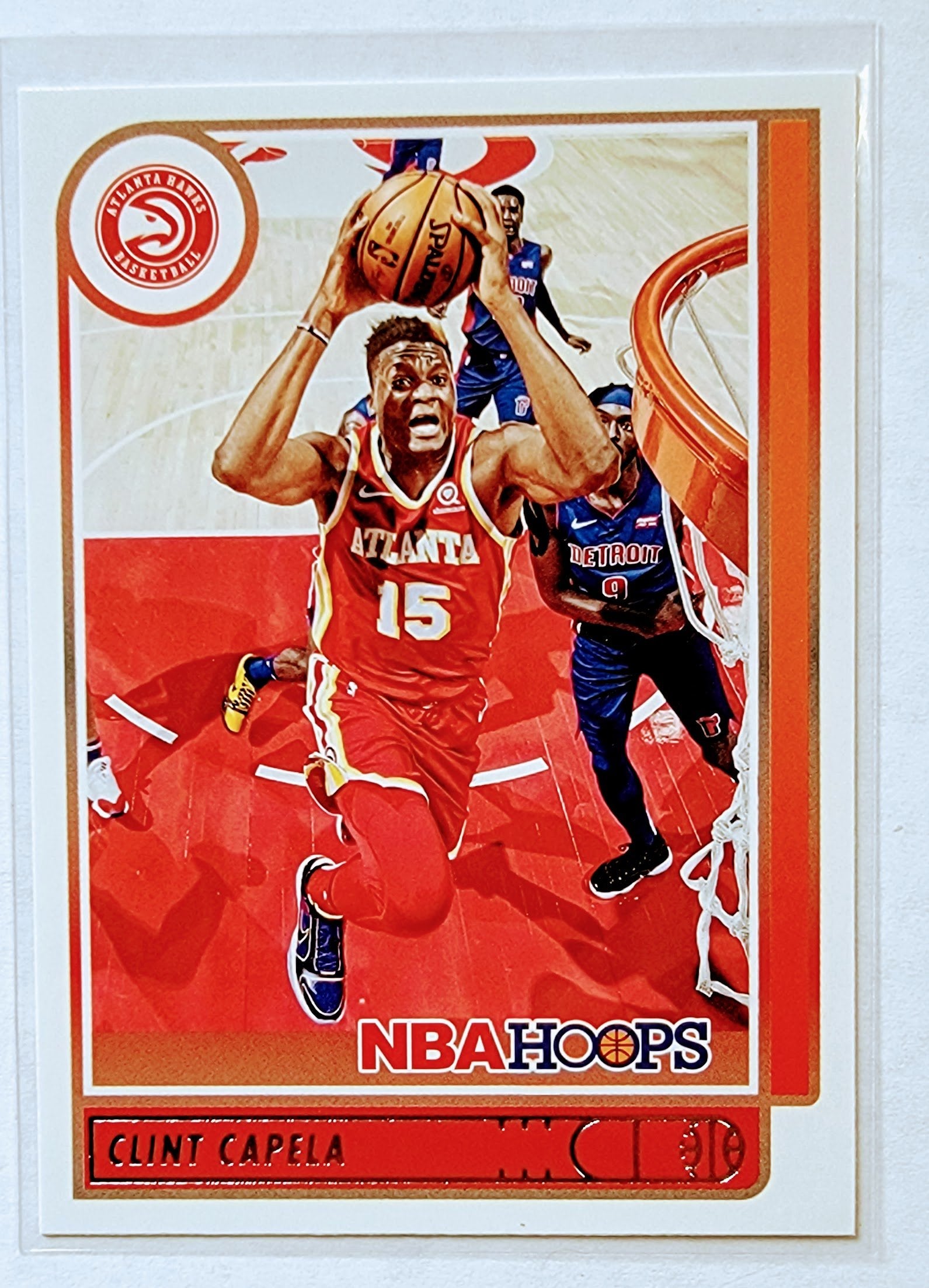 2021-22 Panini NBA Hoops Clint Capela Basketball Card AVM1 simple Xclusive Collectibles   