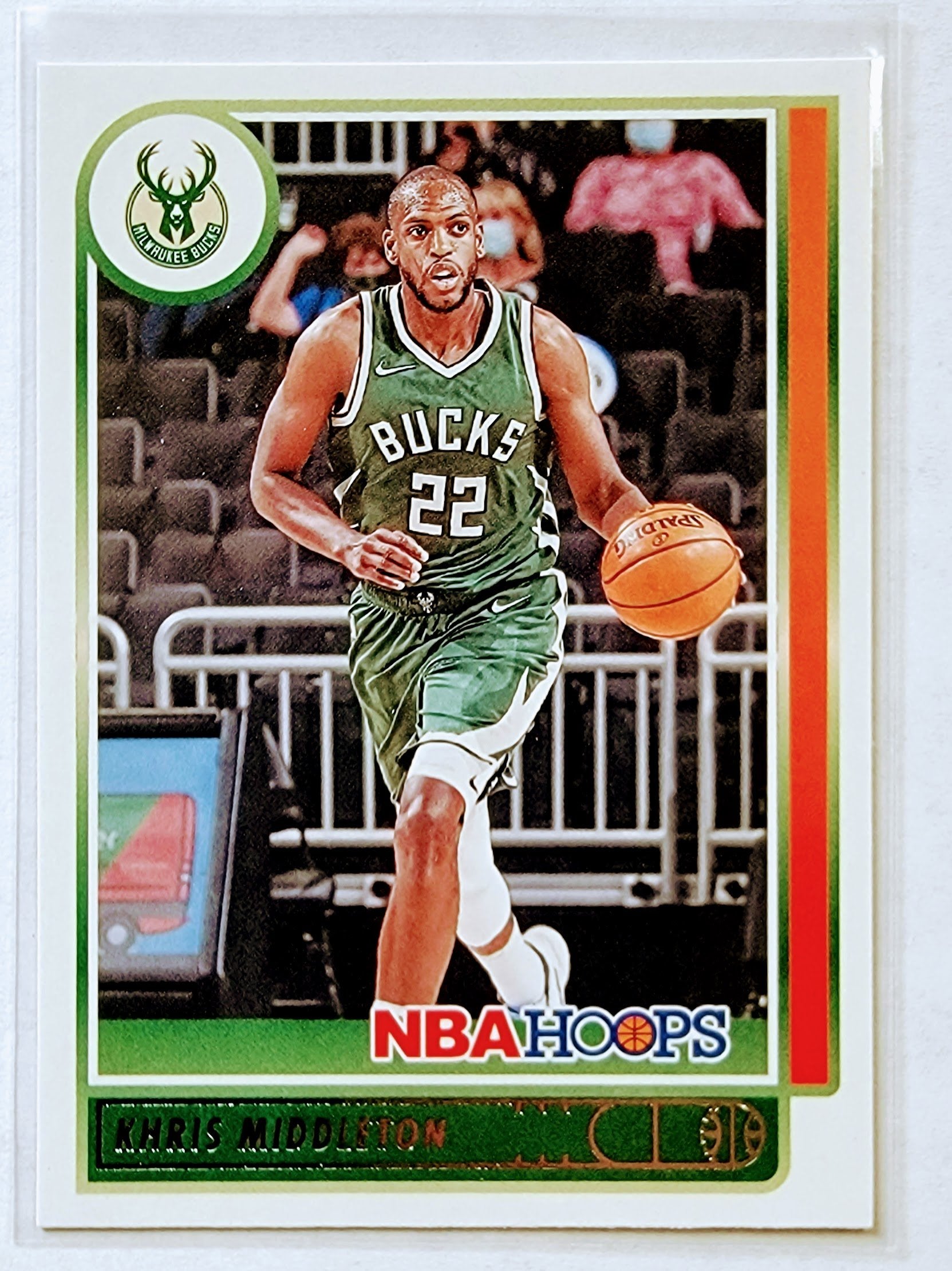 2021-22 Panini NBA Hoops Kris Middleton Basketball Card AVM1 simple Xclusive Collectibles   