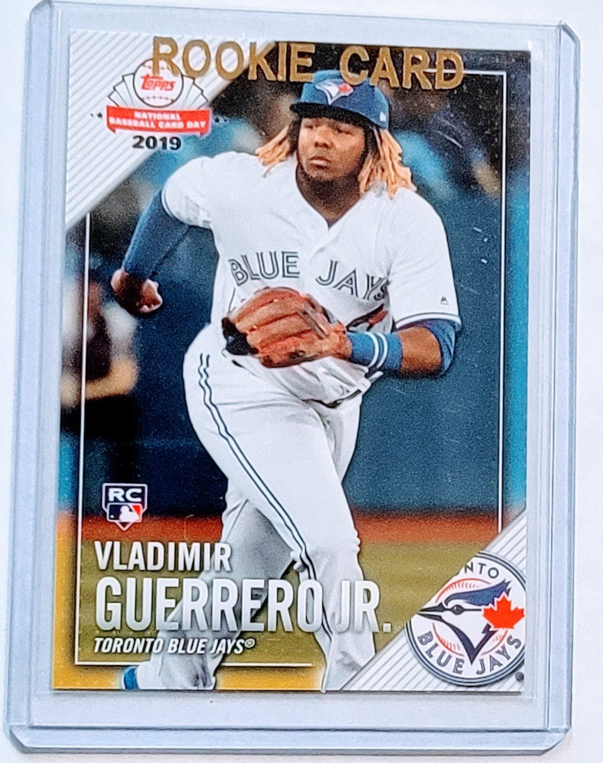 2019 Topps Vladimir Guerrero Jr National Baseball Card Day Baseball Card TPTV simple Xclusive Collectibles   