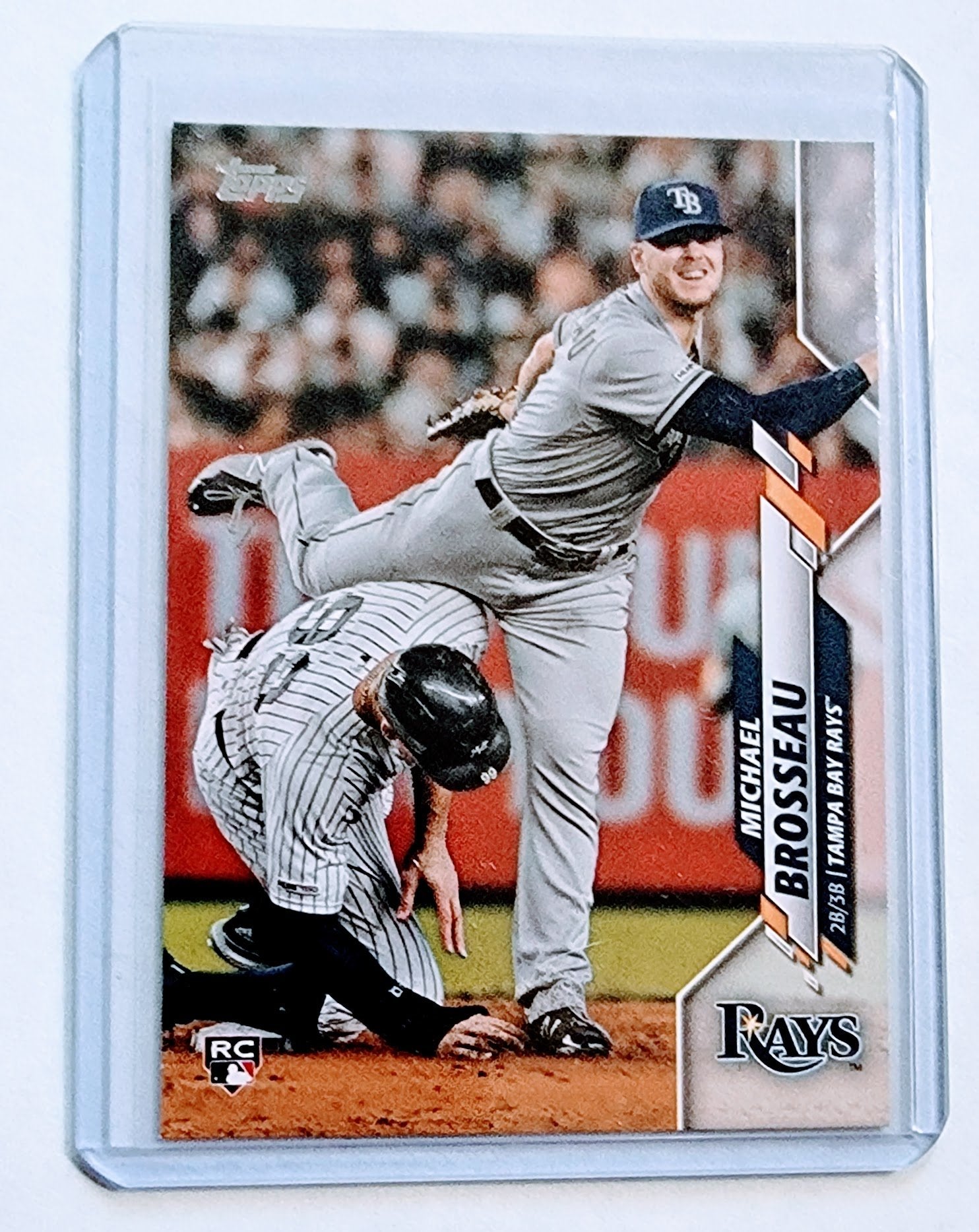 2020 Topps Michael Brosseau Rookie Baseball Card TPTV simple Xclusive Collectibles   