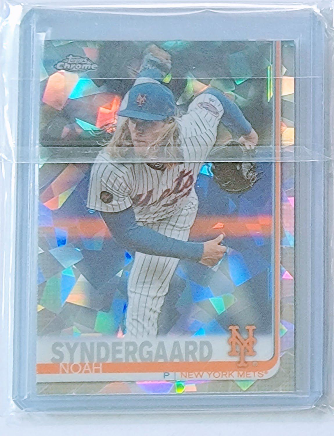 2019 Topps Chrome Sapphire Noah Syndergaard Baseball Card TPTV simple Xclusive Collectibles   