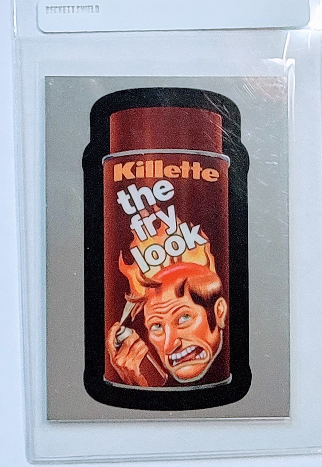 2014 Topps Wacky Packages Chrome Killete the Fry Look Sticker Card AVM1 simple Xclusive Collectibles   