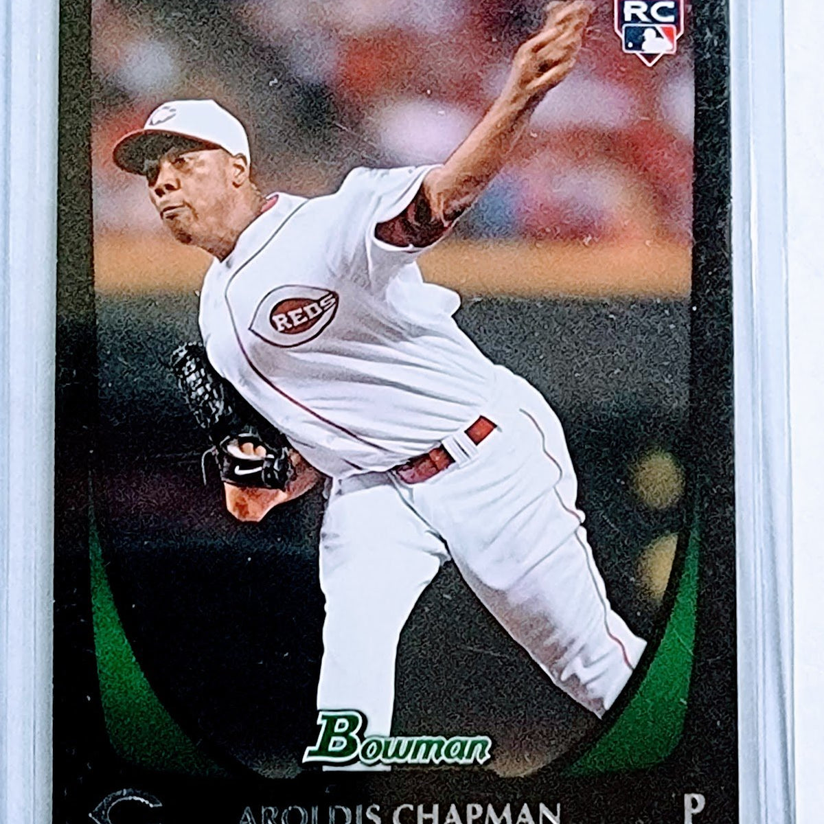 2011 Bowman Aroldis Chapman Rookie Baseball Card TPTV