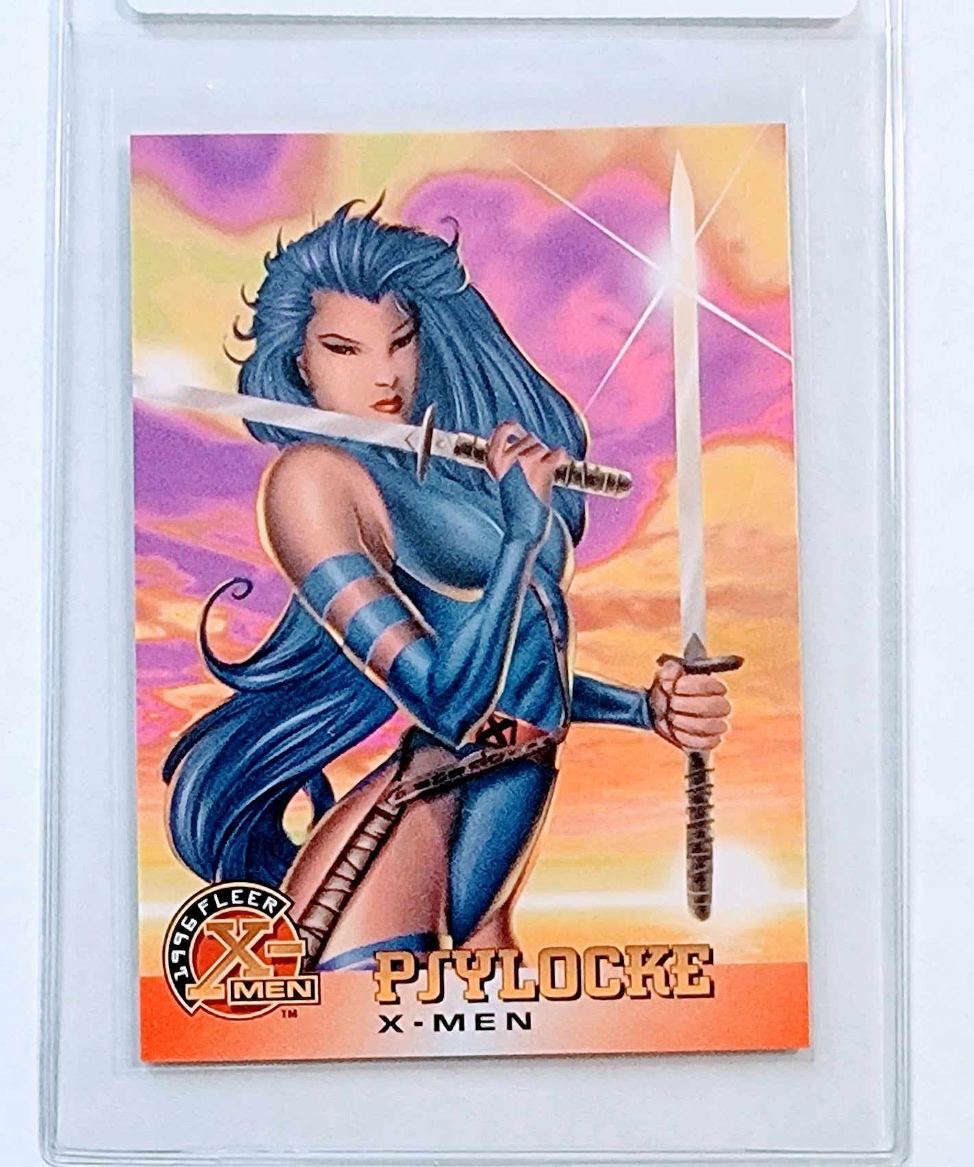 1996 Fleer X-Men Psylocke Marvel Trading Card AVM1 simple Xclusive Collectibles   