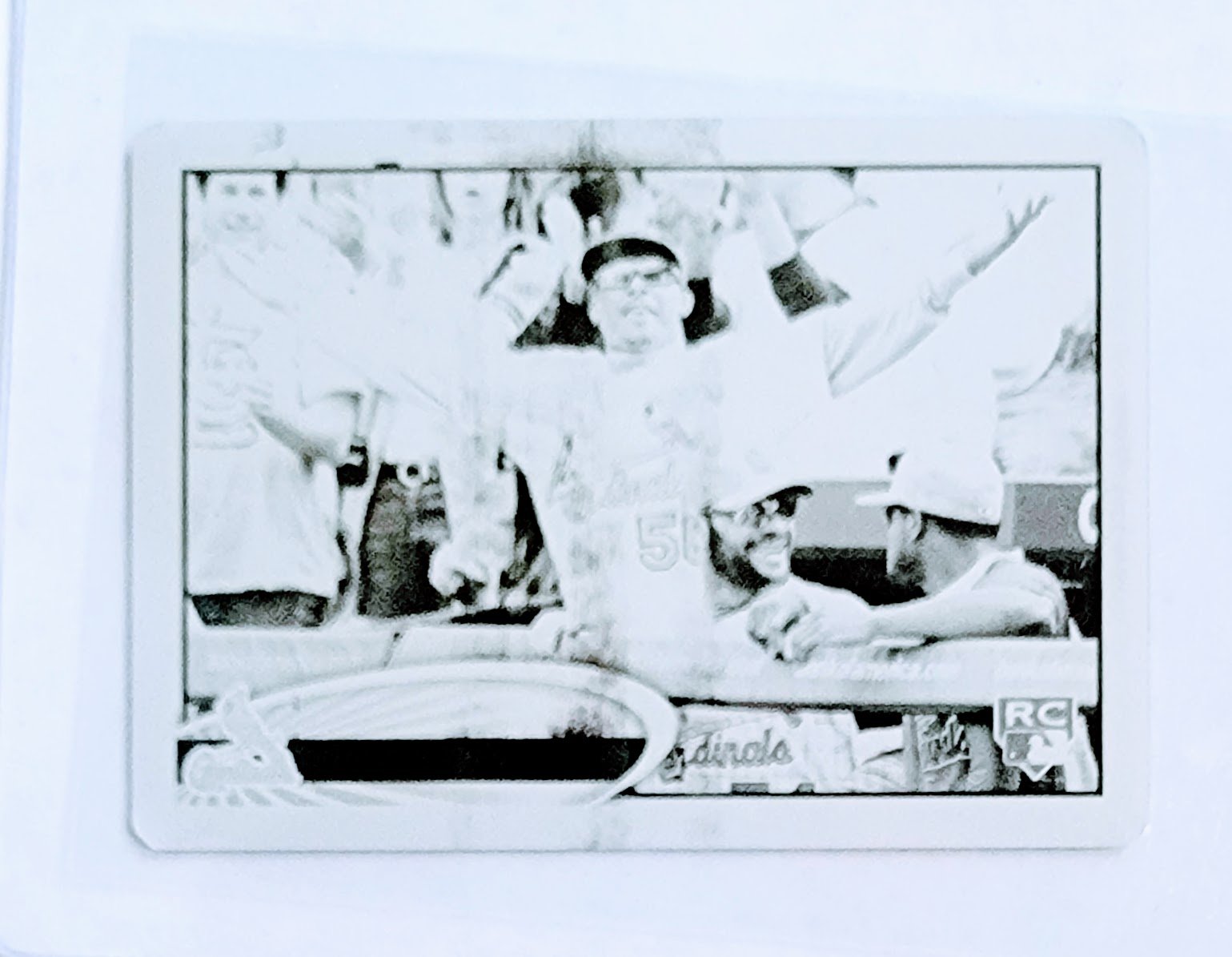2012 Topps Mini Adron Chambers Printing Plate #'d 1/1 Baseball Card TPTV simple Xclusive Collectibles   