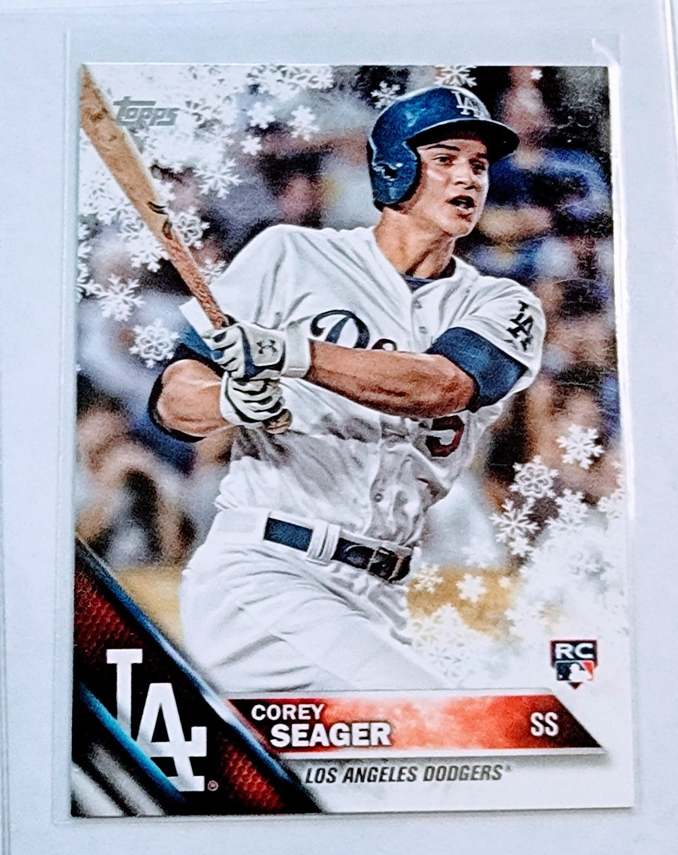 2016 Topps Holiday Corey Seager Rookie Baseball Card TPTV simple Xclusive Collectibles   