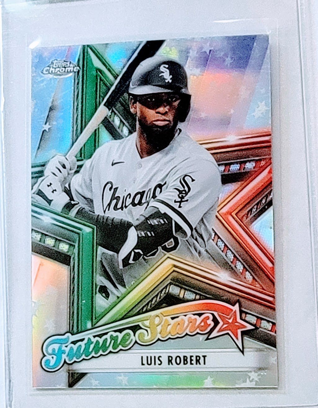 2021 Topps Chrome Luis Robert Future Stars Refractor Baseball Card TPTV simple Xclusive Collectibles   
