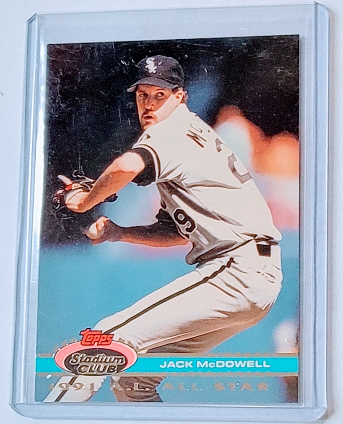 1992 Topps Stadium Club Dome Jack McDowell 1991 All Star MLB Baseball