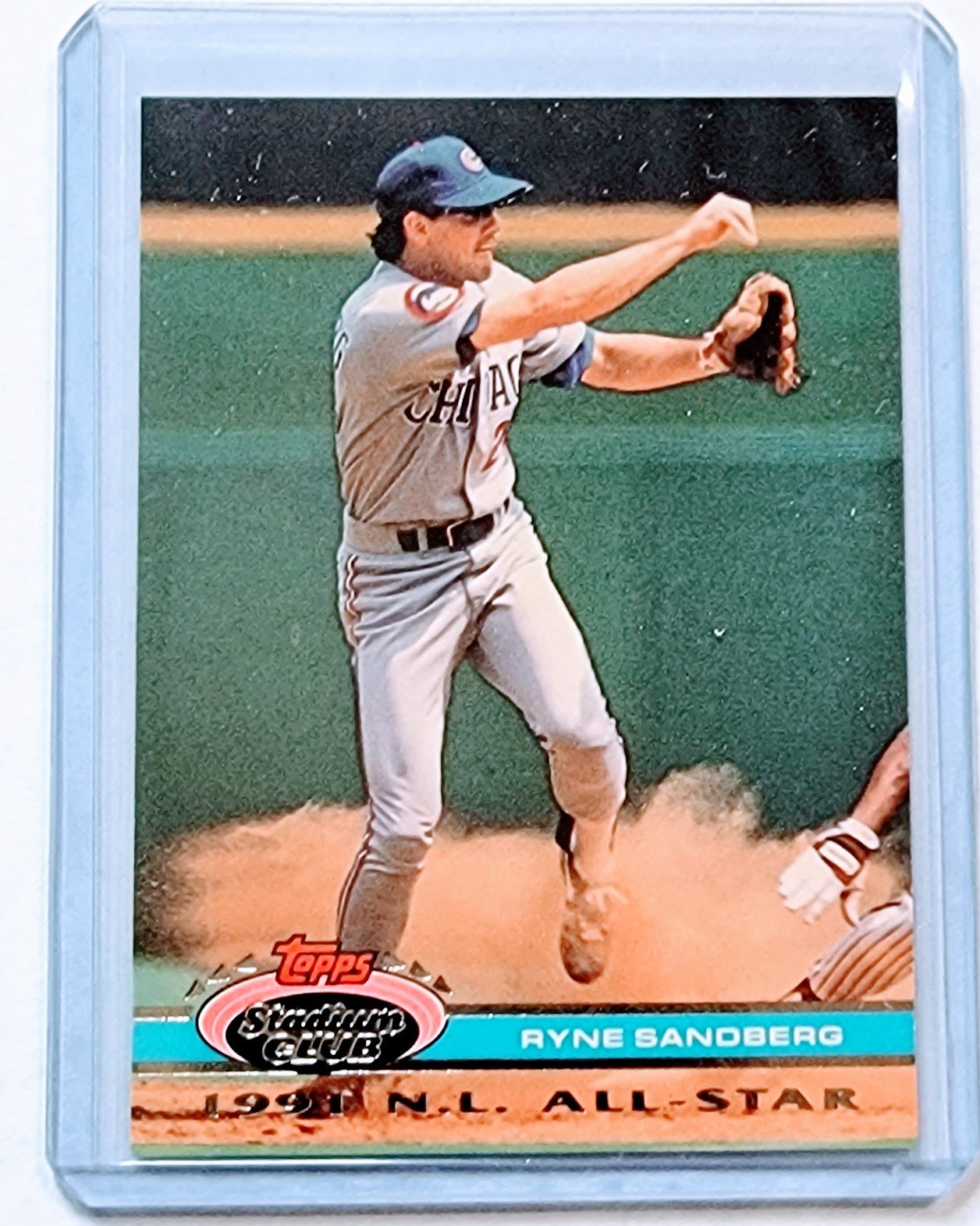 1992 Topps Stadium Club Dome Ryne Sandberg 1991 All Star MLB Baseball Trading Card TPTV simple Xclusive Collectibles   