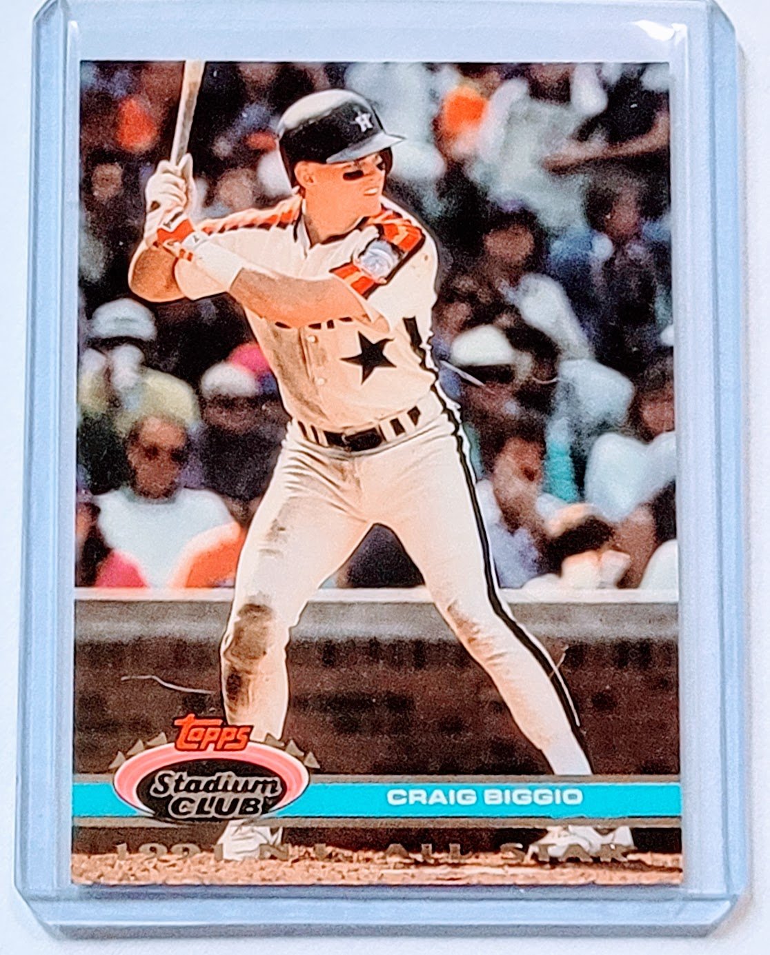 1992 Topps Stadium Club Dome Craig Biggio 1991 All Star MLB Baseball Trading Card TPTV simple Xclusive Collectibles   