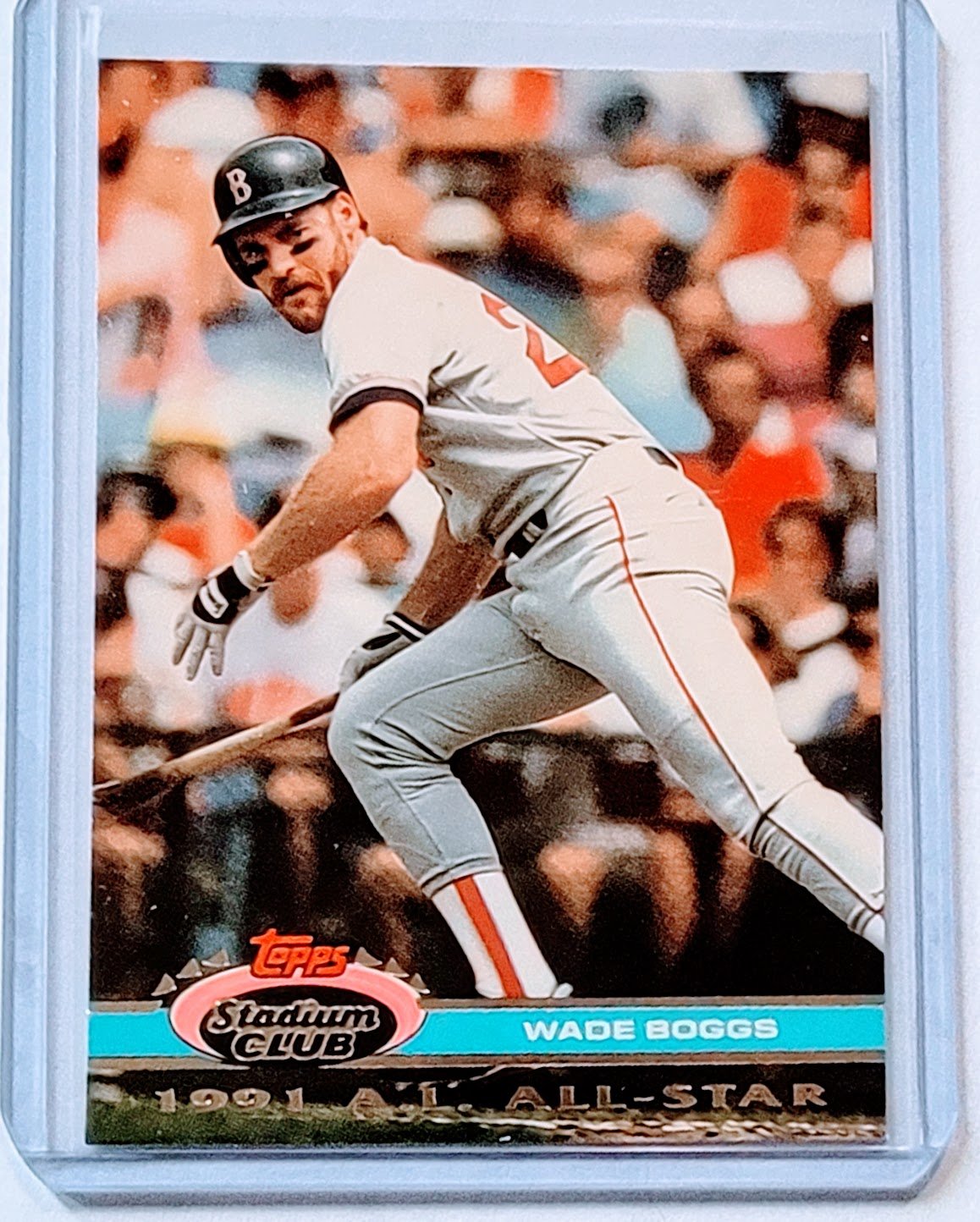 1992 Topps Stadium Club Dome Wade Boggs 1991 All Star MLB Baseball Trading Card TPTV simple Xclusive Collectibles   