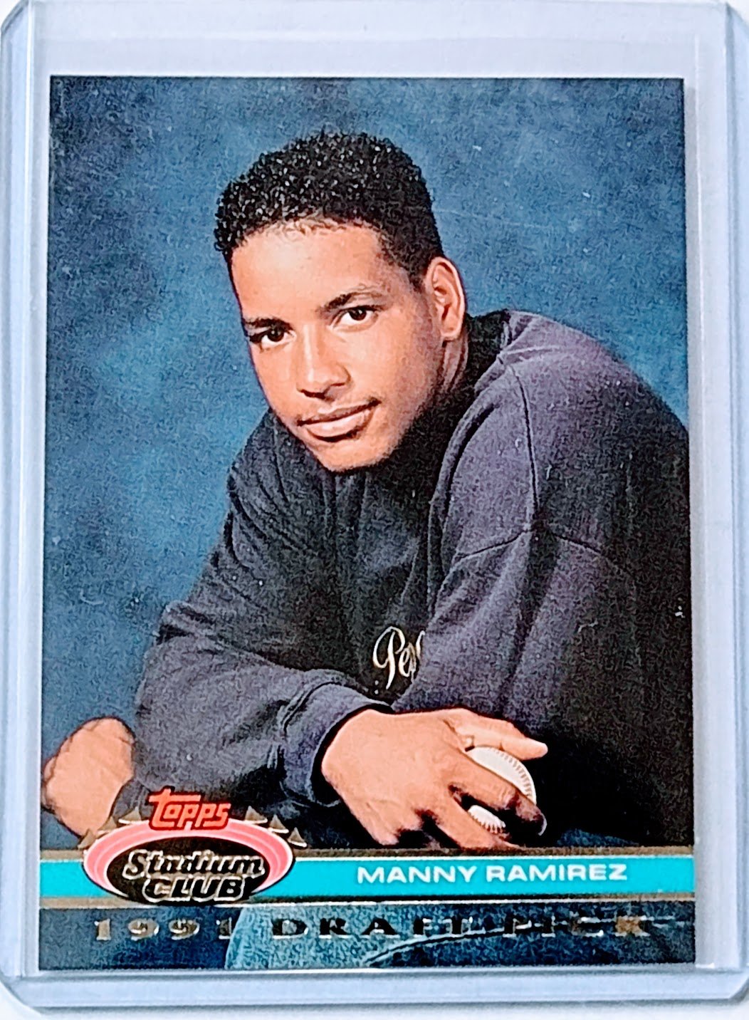 1992 Topps Stadium Club Dome Manny Ramirez 1991 Draft Picks MLB Baseball Trading Card TPTV simple Xclusive Collectibles   