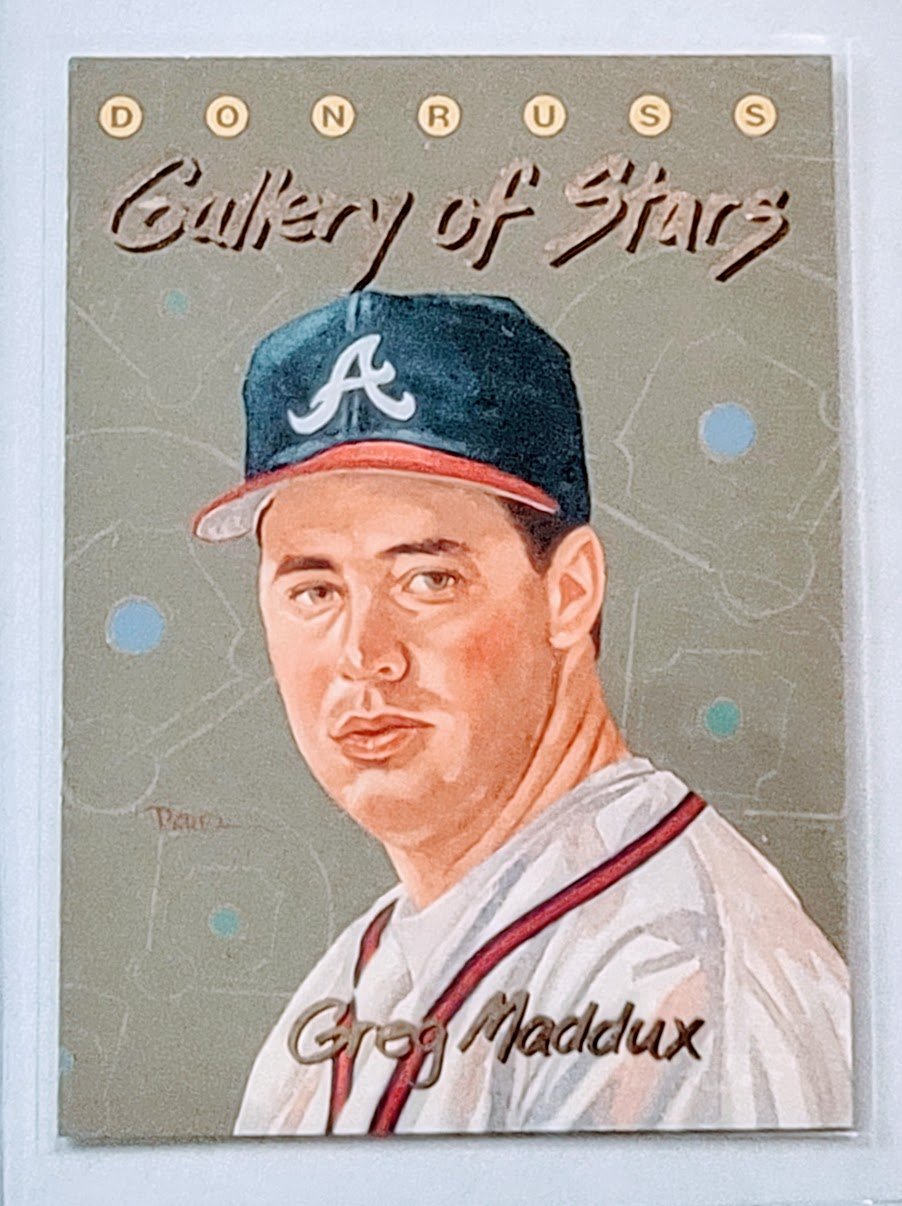 1993 Donruss Gallery of Stars Greg Maddux Baseball Trading Card TPTV simple Xclusive Collectibles   