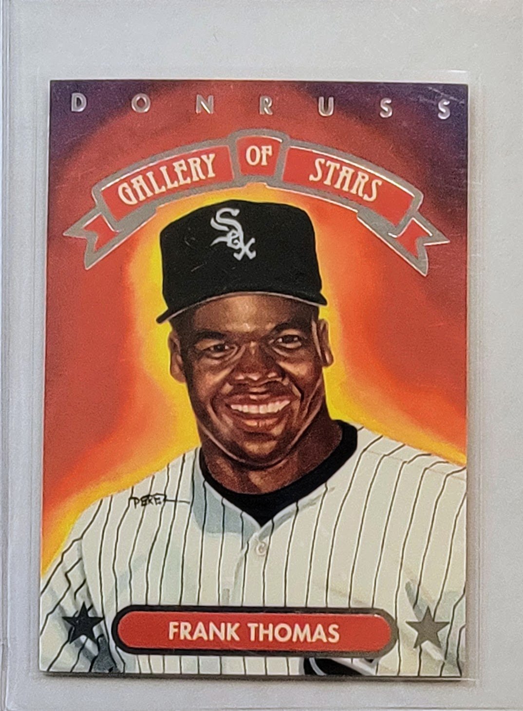 1993 Donruss Gallery of Stars Frank Thomas Baseball Trading Card TPTV simple Xclusive Collectibles   