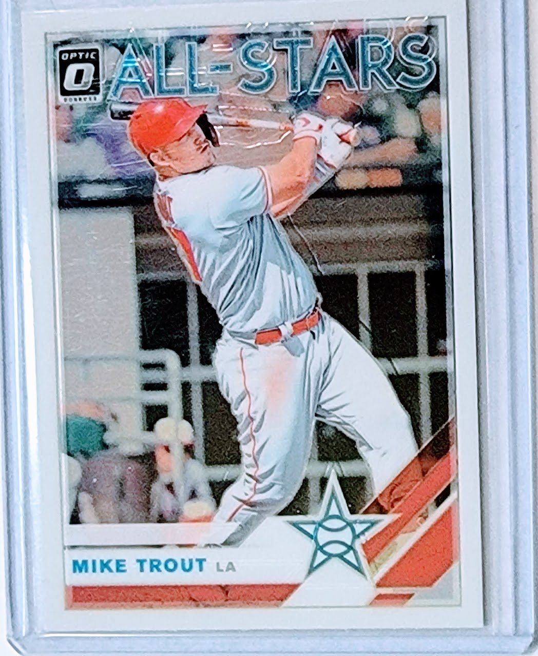 2019 Donruss Optic Mike Trout All Star Baseball Trading Card TPTV simple Xclusive Collectibles   
