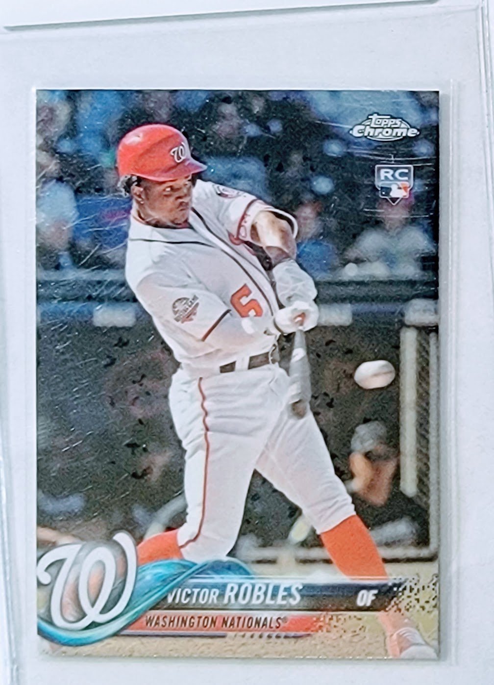 2018 Topps Chrome Update Victor Robles Rookie Baseball Trading Card TPTV simple Xclusive Collectibles   