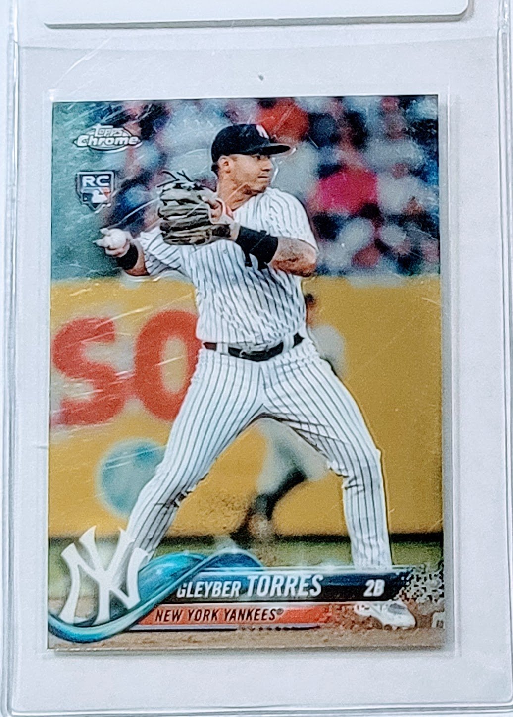 2018 Topps Chrome Update Gleyber Torres Rookie Baseball Trading Card T