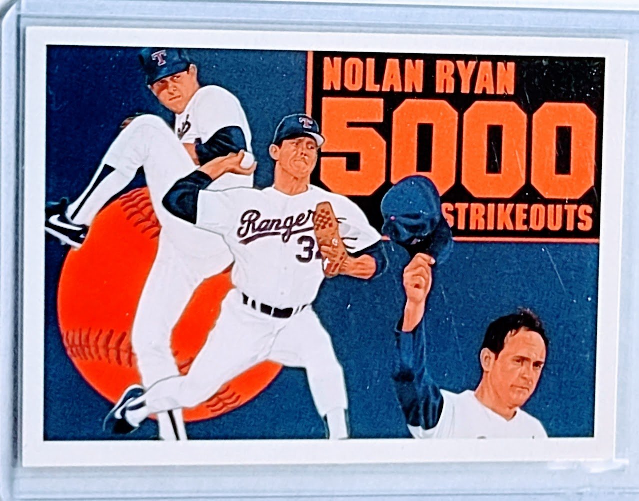 1991 Upper Deck Nolan Ryan 500 Strikeouts Baseball Trading Card TPTV simple Xclusive Collectibles   