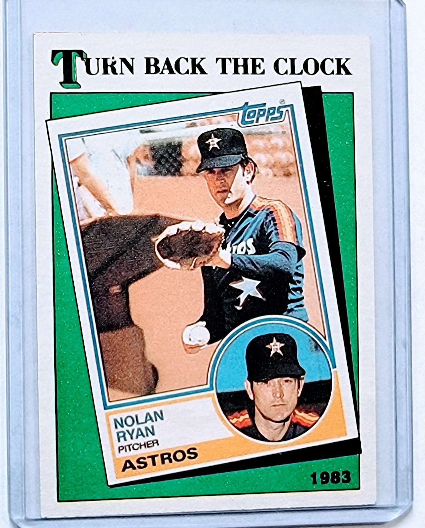 1988 Nolan Ryan Turn Back the Clock Baseball Trading Card, 1ea TPTV simple Xclusive Collectibles   