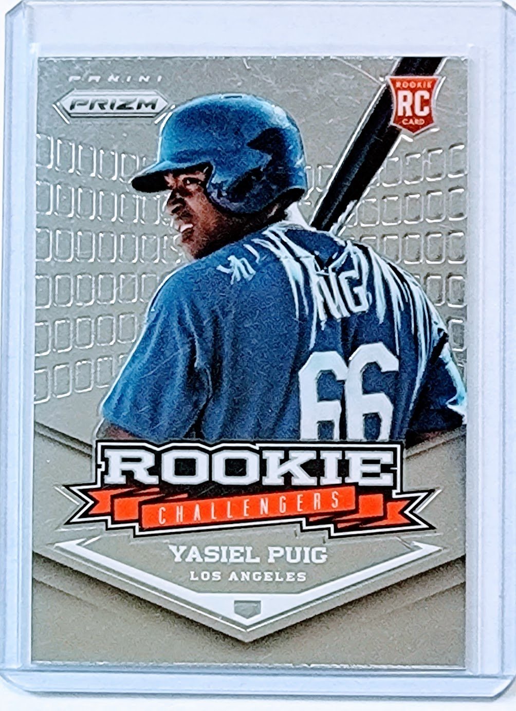 2013 Panini Prizm Yasiel Puig Rookie Challengers Baseball Trading Card TPTV simple Xclusive Collectibles   