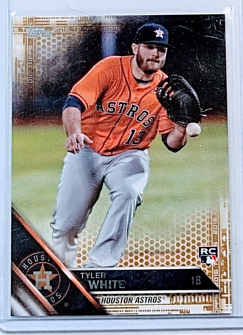2016 Topps Tyler White Gold #'d/2016 Parallel Baseball Card TPTV simple Xclusive Collectibles   