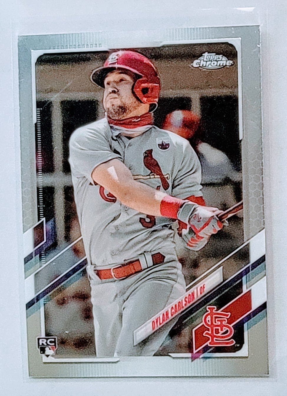 2021 Topps Chrome Dylan Carlson Rookie Baseball Trading Card TPTV simple Xclusive Collectibles   