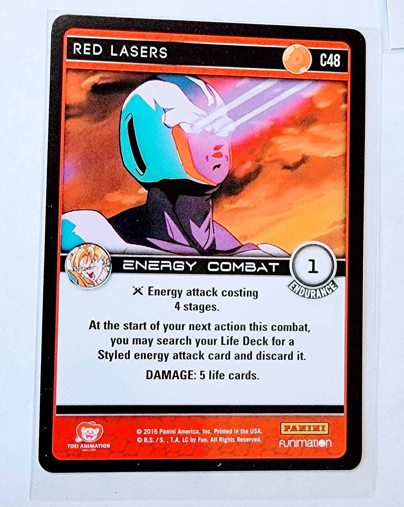 DBZ Red Lasers MCSC1 simple Xclusive Collectibles   