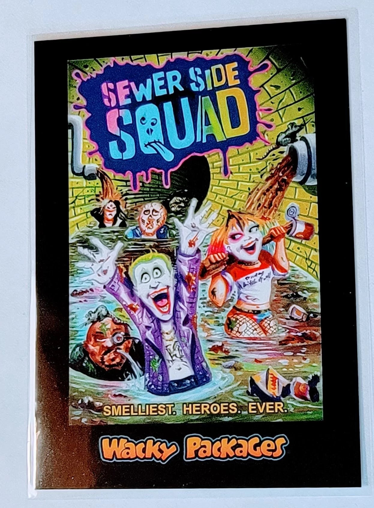Sewer side squad, 2018 Topps Wacky Packages Go to the Movies Sewer Side Squad #10 Sticker Trading Card MCSC1 simple Xclusive Collectibles   