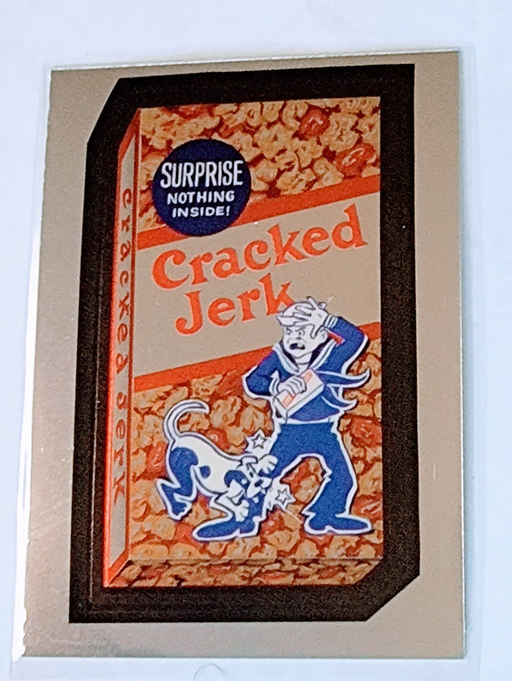 2014 Topps Chrome Wacky Packages Cracked Jerk Sticker Trading Card MCSC1 simple Xclusive Collectibles   