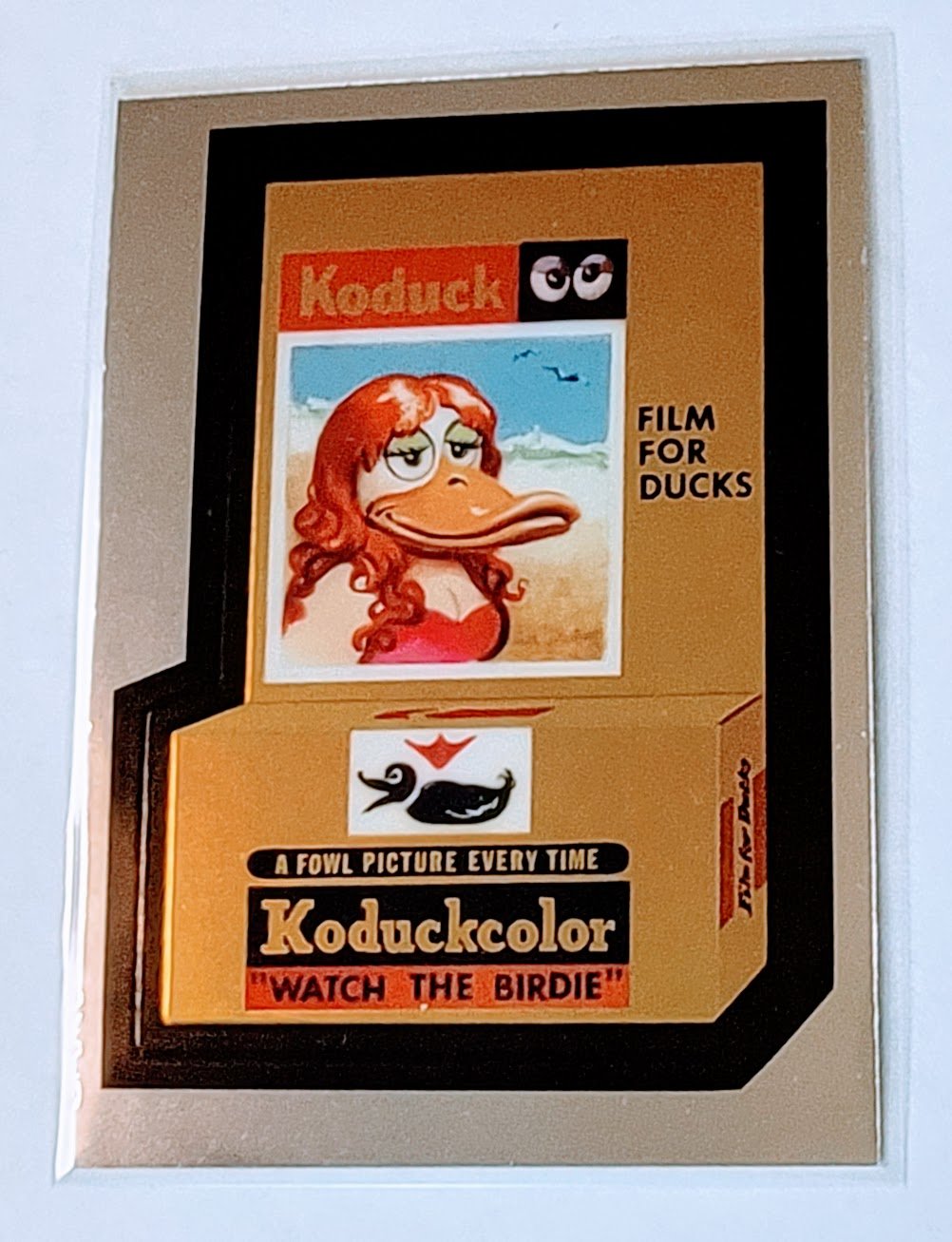 2014 Topps Chrome Wacky Packages Koduckcolor Film for Ducks Sticker Trading Card MCSC1 simple Xclusive Collectibles   