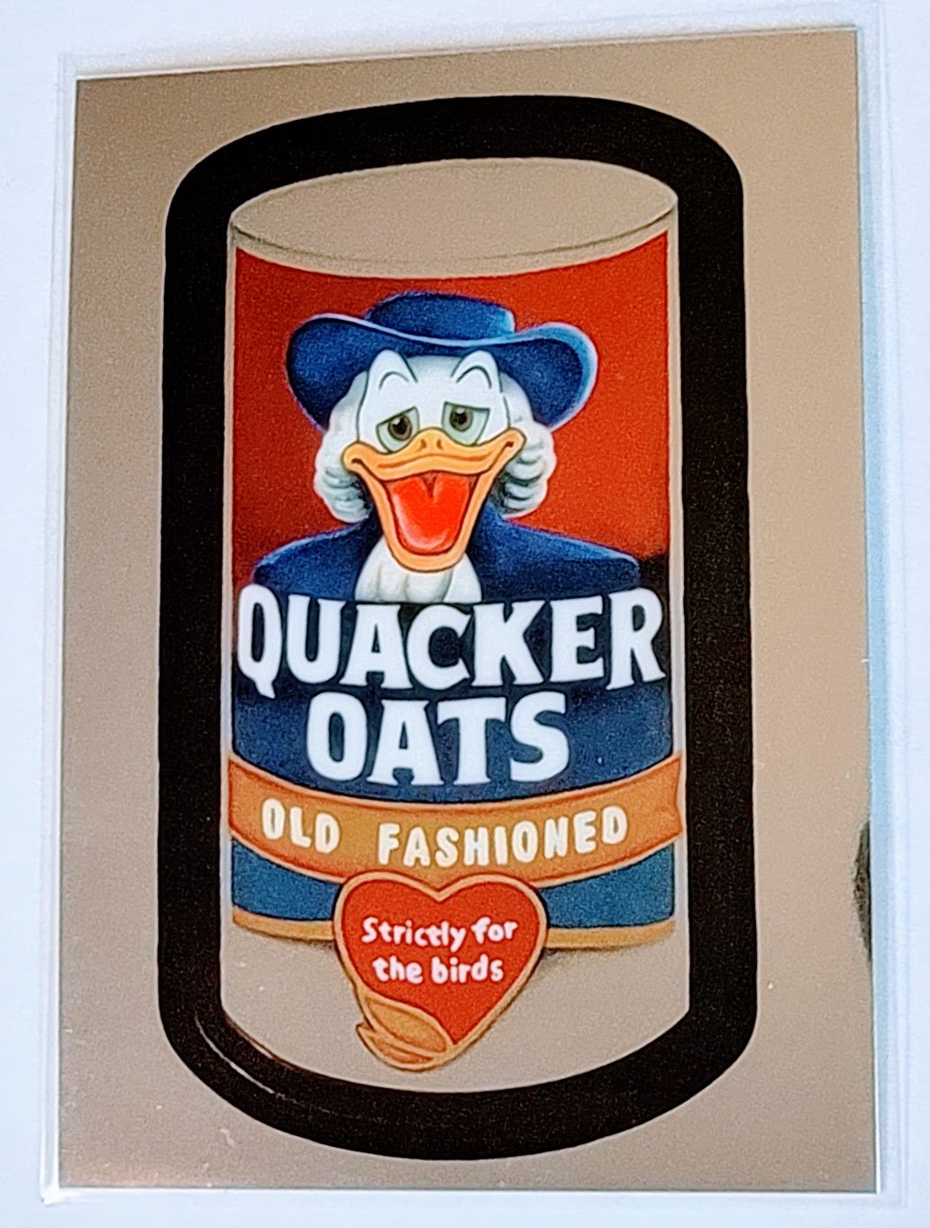 2014 Topps Chrome Wacky Packages Quacker Oats Sticker Trading Card MCSC1 simple Xclusive Collectibles   