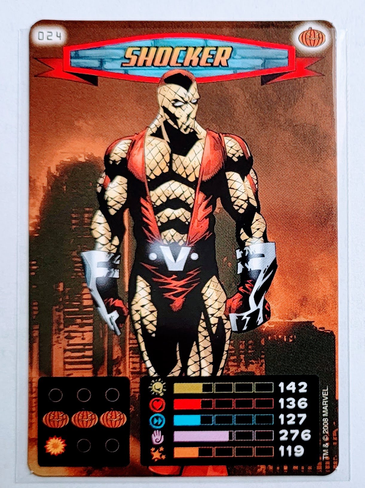 2008 Spiderman Heroes and Villains Shocker #24 Marvel Booster Trading Card UPTI simple Xclusive Collectibles   