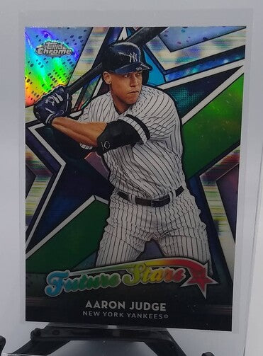 2018 Topps Chrome Aaron Judge Future Stars Refractor Baseball Card simple Xclusive Collectibles   