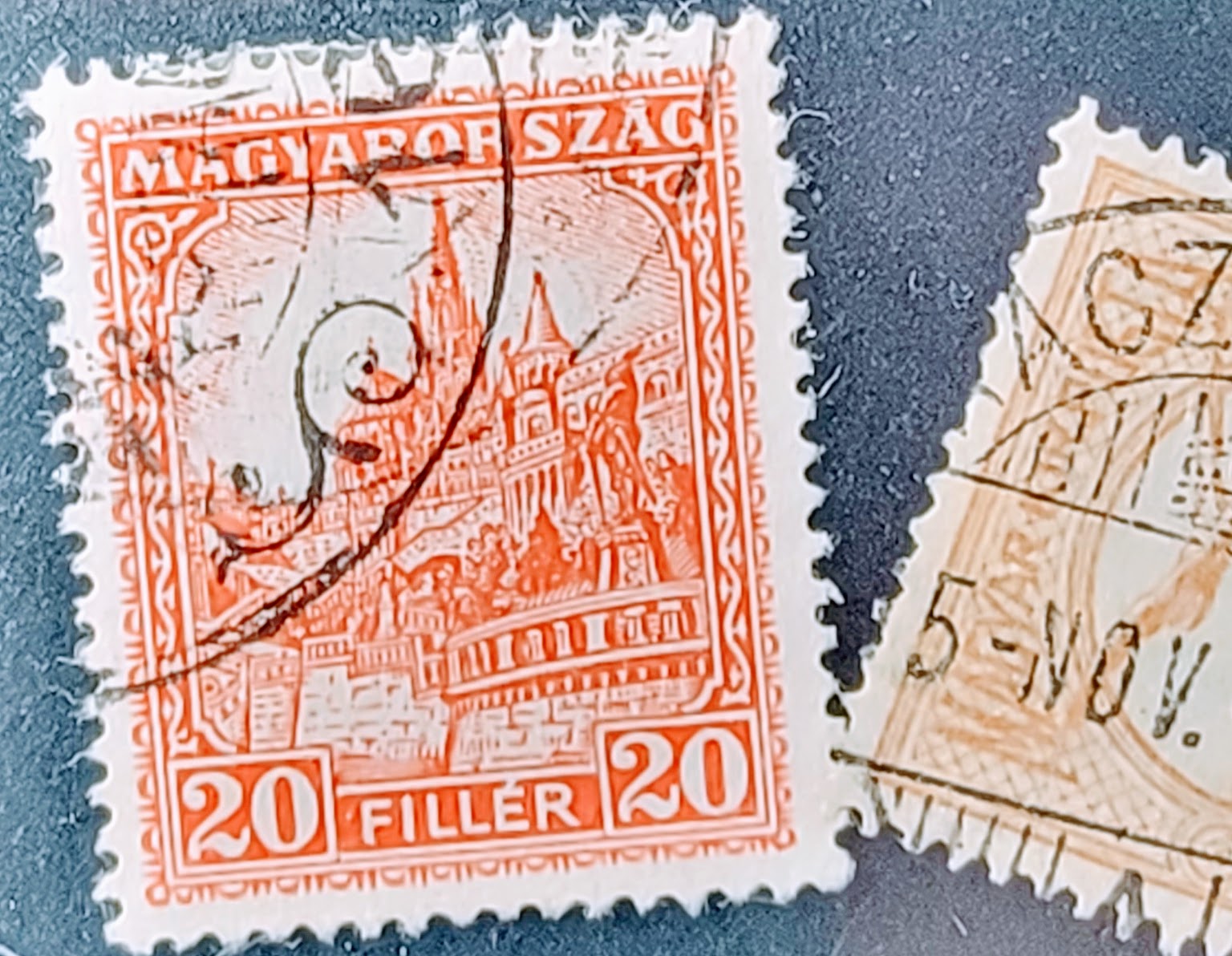Hungary Magyarorszag 20c Used Stamp Lot Hinged RSB1